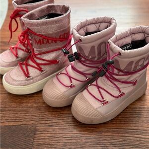 Moon Boot Kids Light Pink Snow Boots girls 13,5